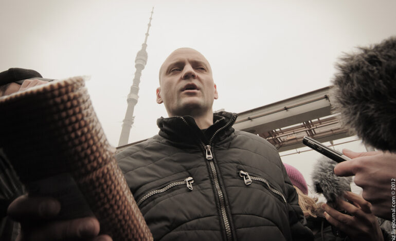 Moscow Court Sentences Putin Critic Udaltsov to Six Years