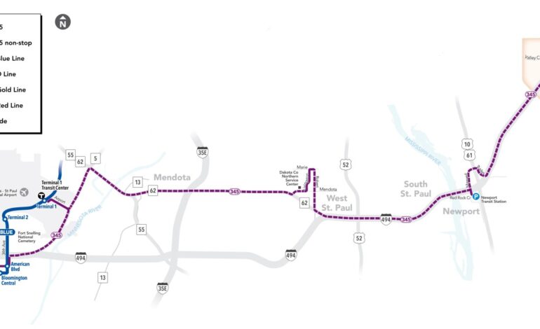 New Metro Transit Route 345 Launches, Cuts Commute by 30 Minutes