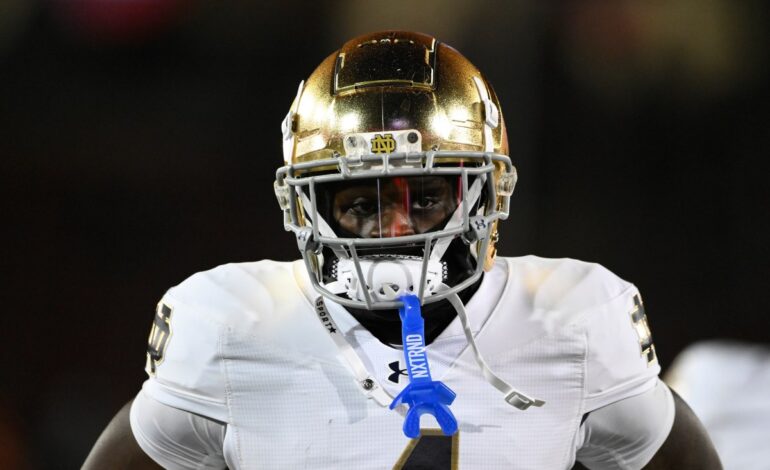 Notre Dame RB Jeremiyah Love Declares Team a CFP Contender