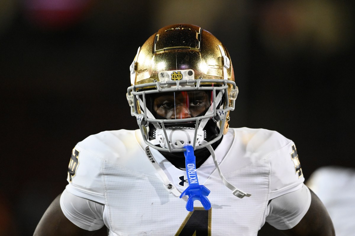 Notre Dame RB Jeremiyah Love Declares Team a CFP Contender