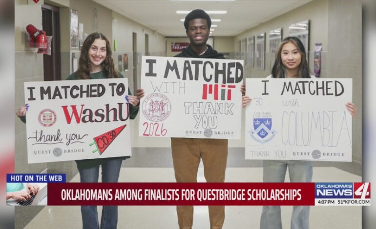 Oklahoma Seniors Celebrate QuestBridge Matches for Dream Colleges
