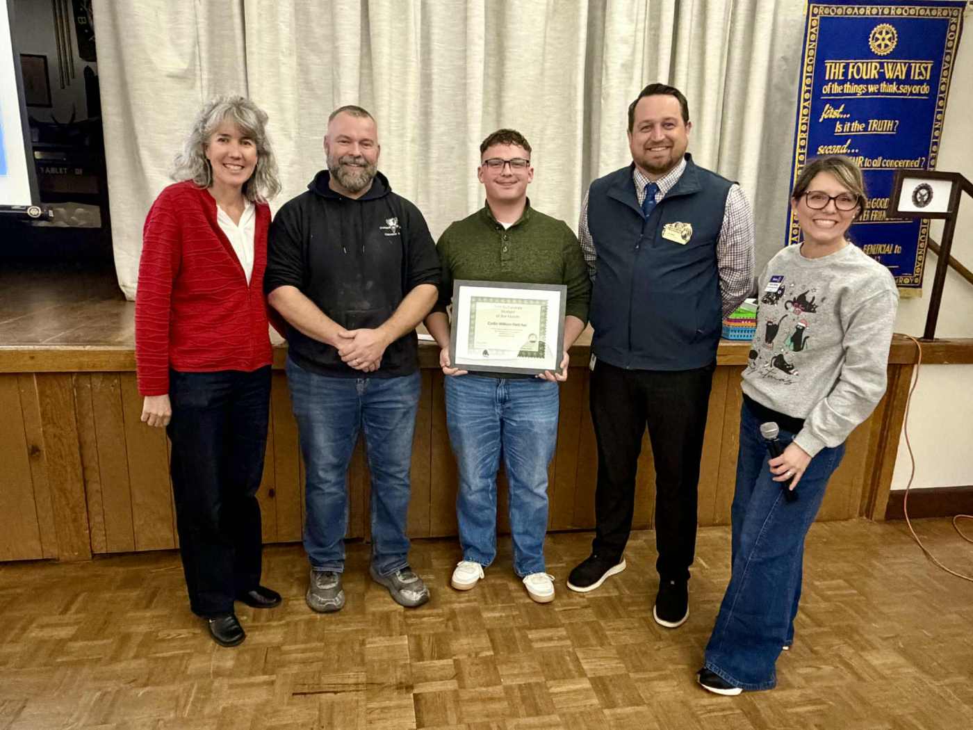 Red Bluff Rotary Names Collin Fletcher Student of the Month