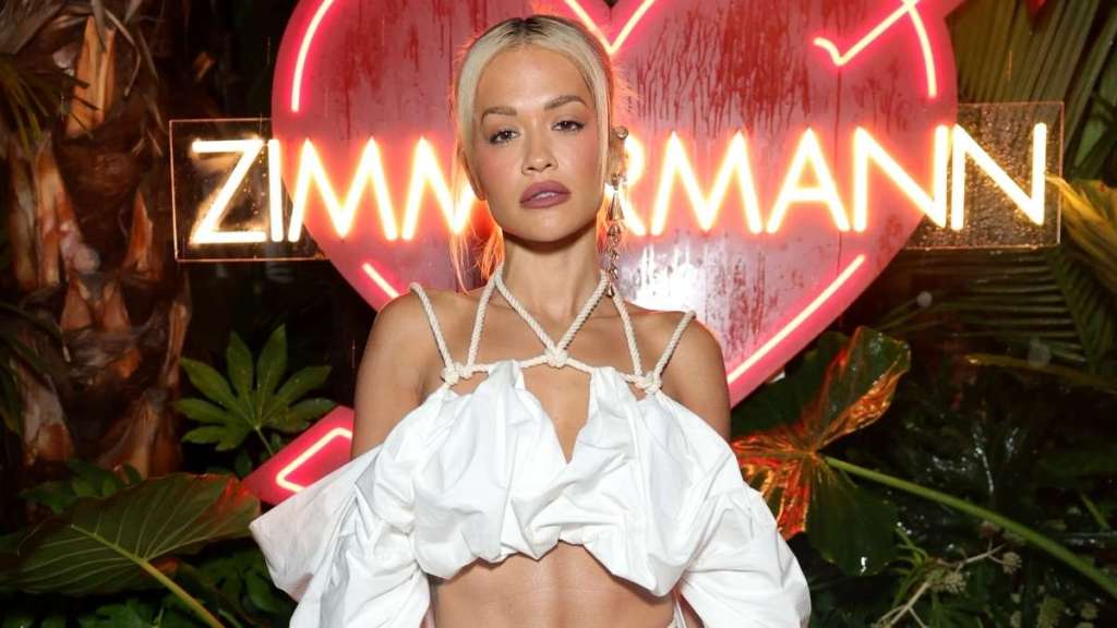Rita Ora Stuns in Micro Shorts During Epic Snowy Performance