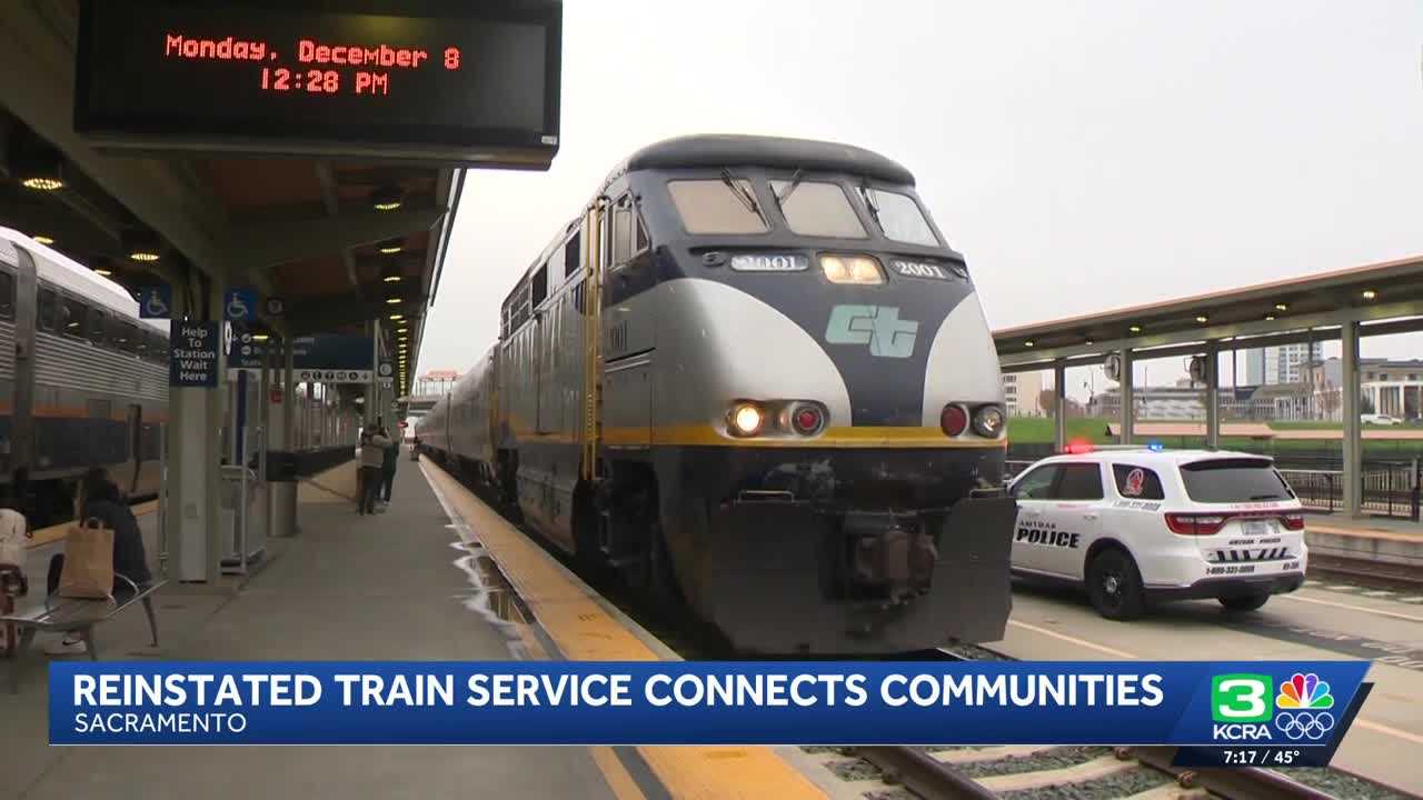 Sacramento Celebrates Return of Gold Runner Train Service