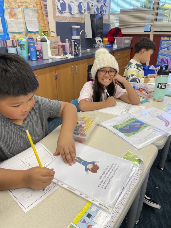 Seventh-Grade Students Inspire Second Graders with Original Novels