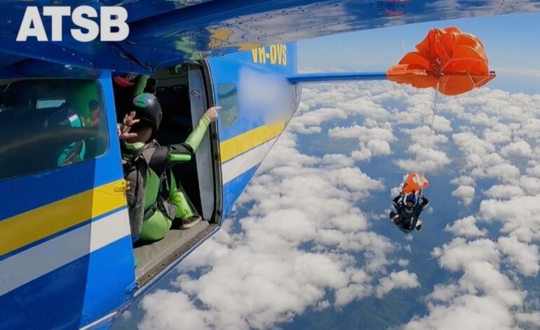Skydiver Dangles at 15,000 Feet After Parachute Snags Plane