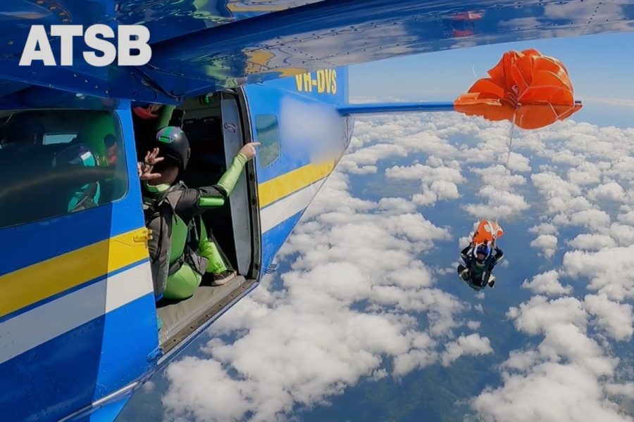 Skydiver Dangles at 15,000 Feet After Parachute Snags Plane