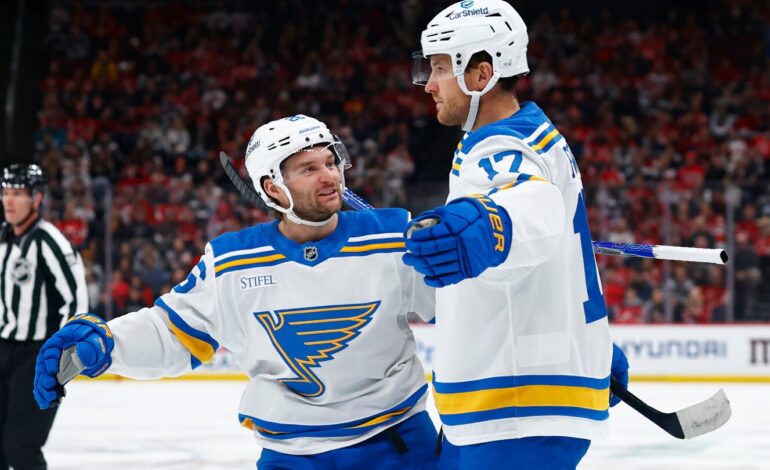 St. Louis Blues’ Walker Out 8 Weeks; Alexandrov Traded to Kings