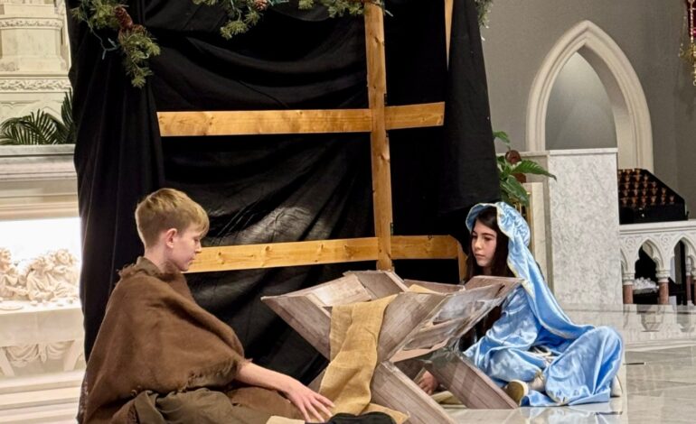 St. Teresa of Calcutta Students Ignite Holiday Spirit with Nativity