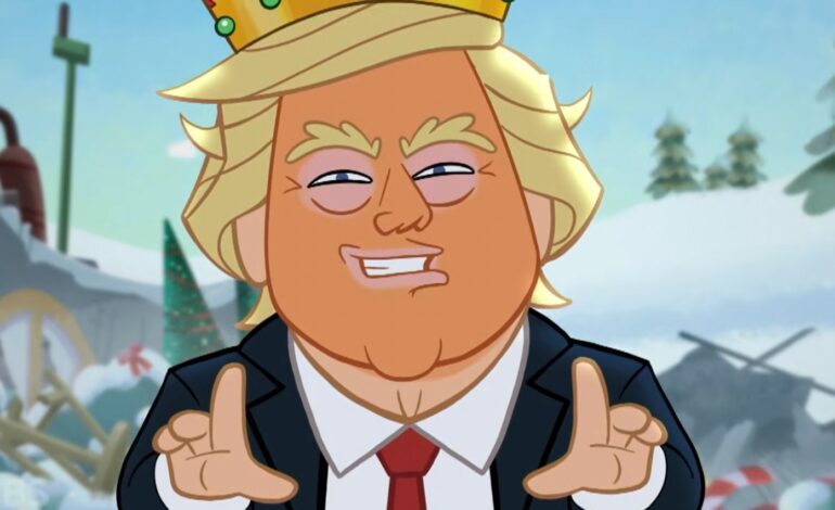 Stephen Colbert Targets Donald Trump in Animated Holiday Special