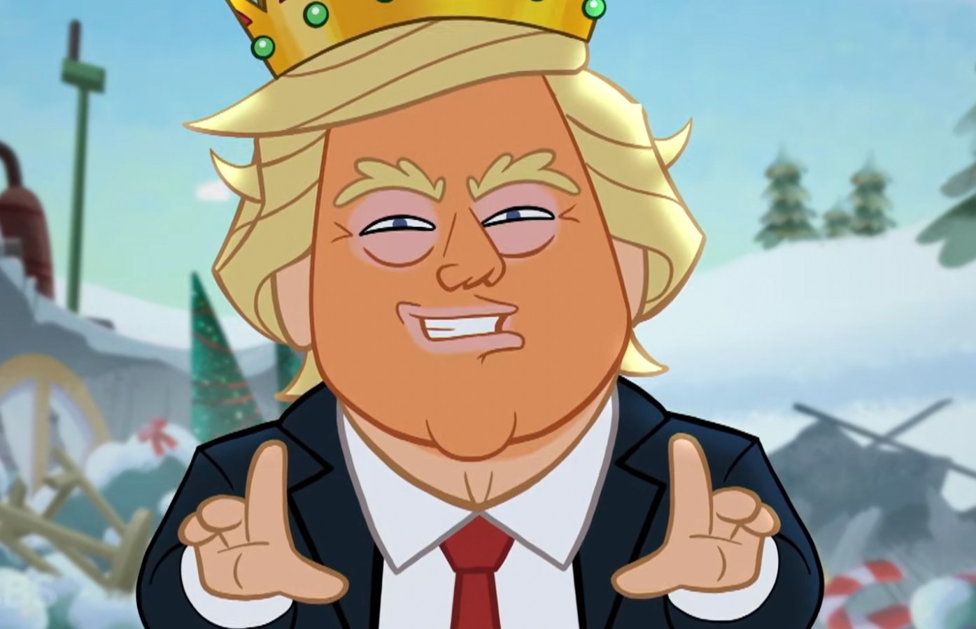 Stephen Colbert Targets Donald Trump in Animated Holiday Special