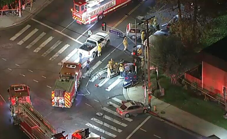 Three Dead in Urgent Multi-Vehicle Crash in Panorama City
