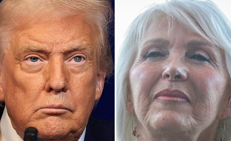 Trump Misstates Age of Election Denier Tina Peters at Rally