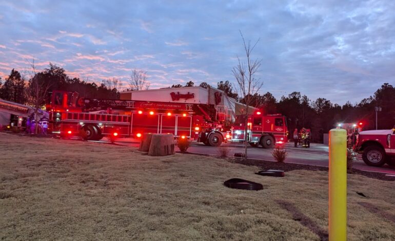 Urgent Fire Destroys Part of Bojangles in Kannapolis, NC