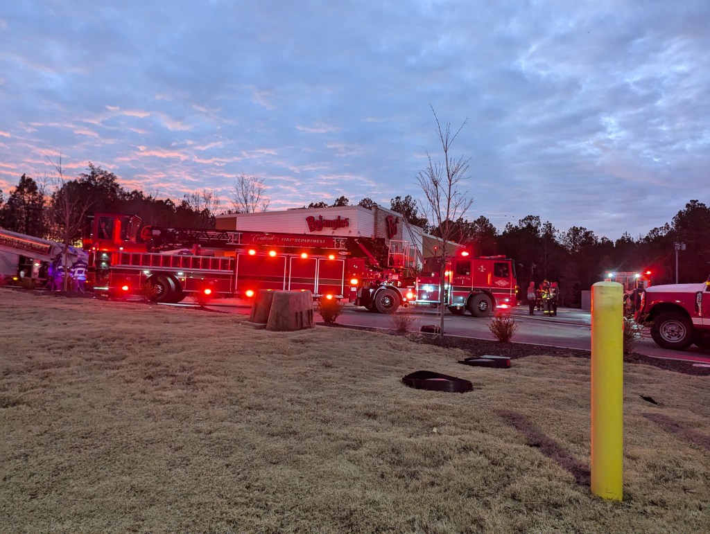 Urgent Fire Destroys Part of Bojangles in Kannapolis, NC