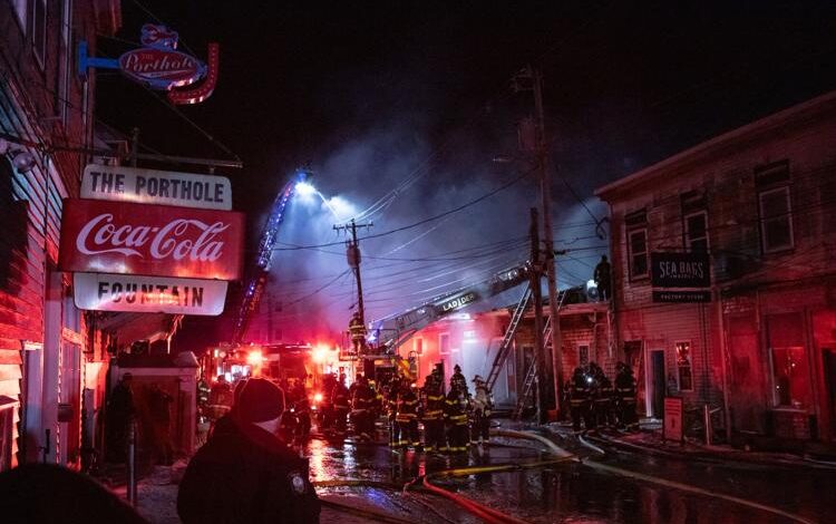 Urgent Fire Sweeps Through Portland’s Historic Old Port Waterfront