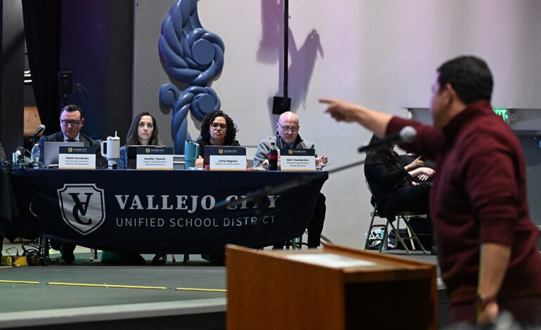 Vallejo School Board Votes to Close Three Elementary Schools