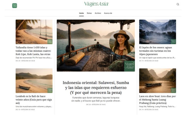 Noa Bravo, the traveler who writes for those who prefer looking over photographing