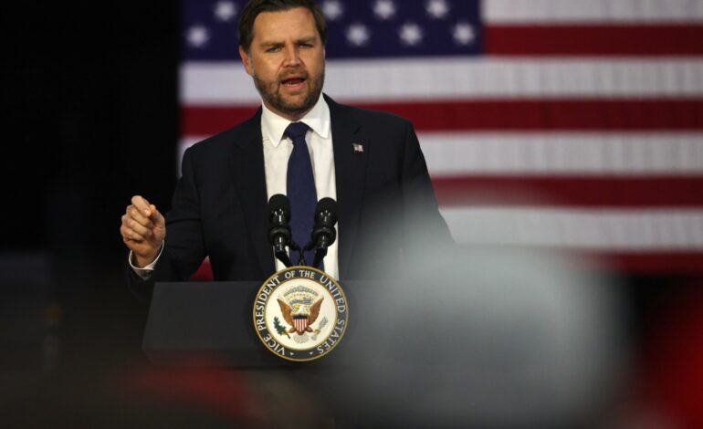 Vice President Vance to Address Economy in Lehigh Valley on Tuesday