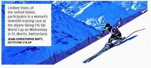 Vonn Gains 12 Pounds of Muscle Ahead of Olympic Season