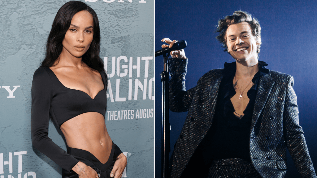 Zoe Kravitz and Harry Styles Spotted Together Again in Rome