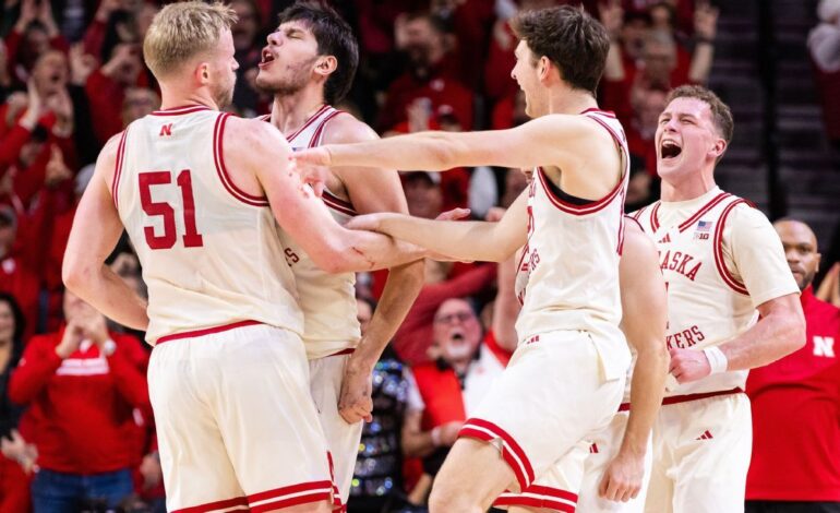 Nebraska Upsets No. 9 Michigan State 58-56, Remains Undefeated