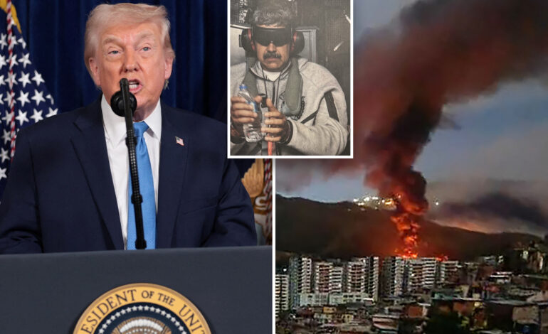 Trump Announces U.S. Oversight of Venezuela After Maduro’s Capture